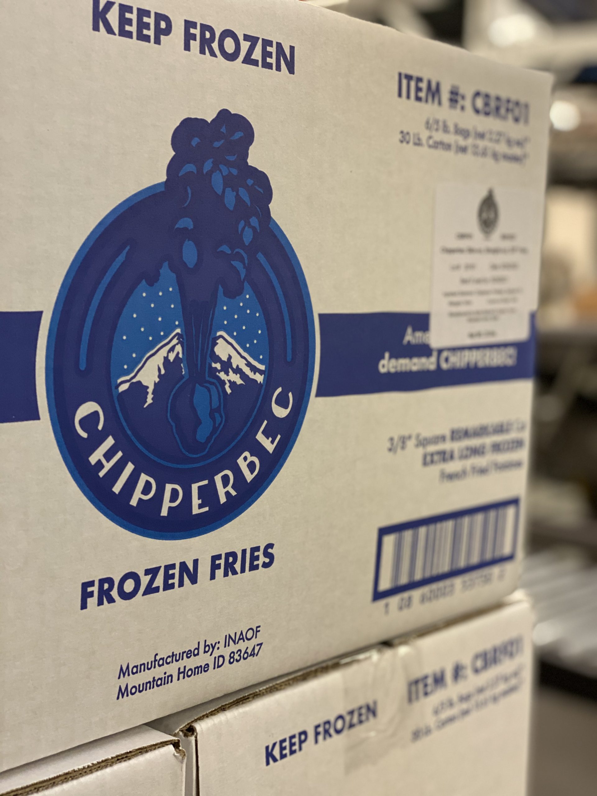 Into the FRY….the new CHIPPERBEC Craft Frozen French Fries!